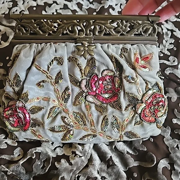 Moyna Coture Beaded Evening Bag - Picture 1 of 4